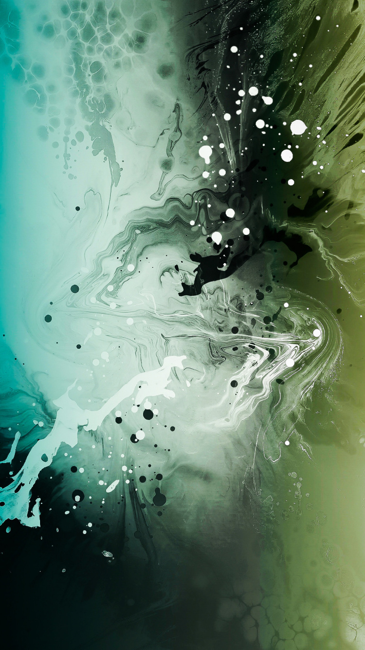 苹果, 液体, 流体, 水上, 艺术 壁纸 750x1334 允许