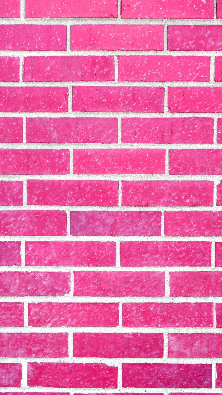 Mur de Briques Rouges et Blanches. Wallpaper in 750x1334 Resolution