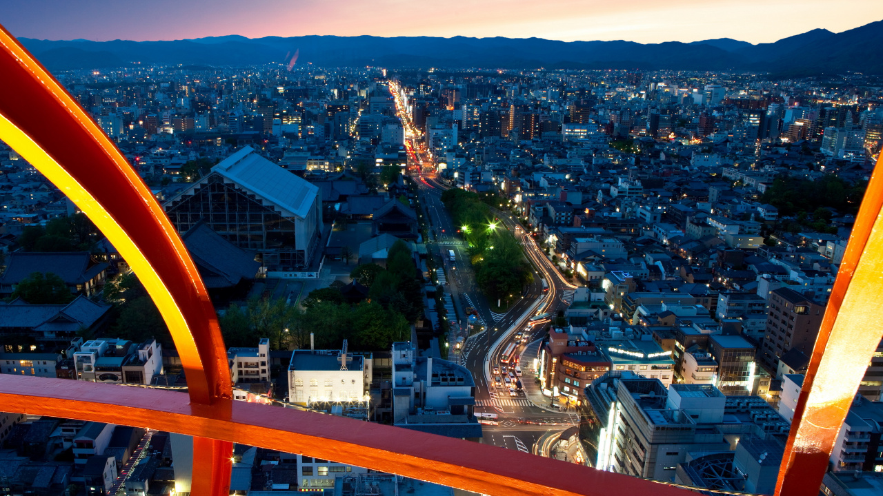 京都, 东京, 旅游景点, 城市景观, 城市 壁纸 1280x720 允许