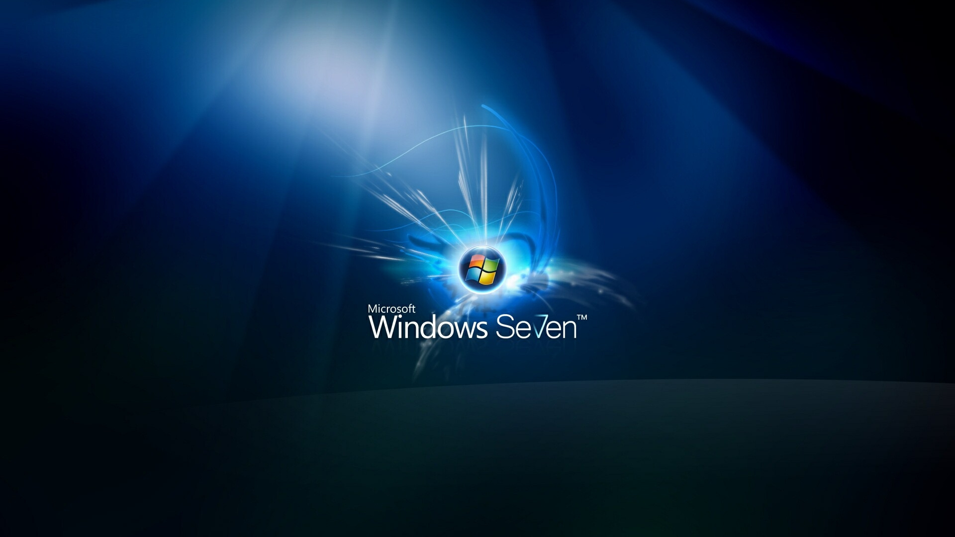 Blue Light on Blue Background. Wallpaper in 1920x1080 Resolution