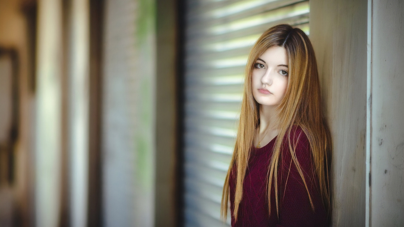 Beauté, Cheveu, Red, Coiffure, Les Cheveux Longs. Wallpaper in 1366x768 Resolution