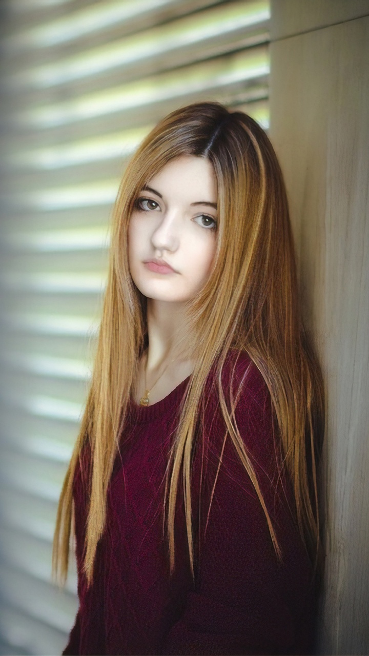 Beauté, Cheveu, Red, Coiffure, Les Cheveux Longs. Wallpaper in 720x1280 Resolution