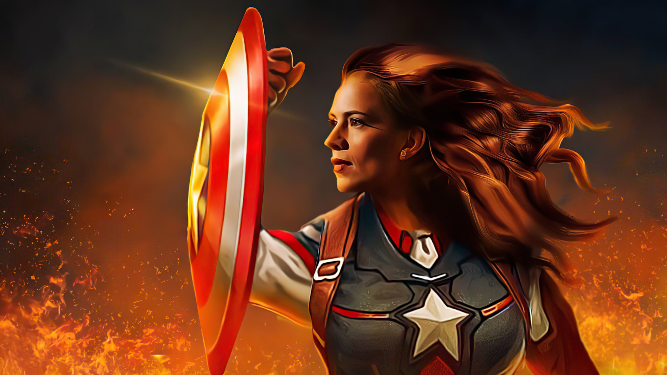 Y Si, Peggy Carter, Hayley Atwell, Capitán América, Marvel. Wallpaper in 1366x768 Resolution