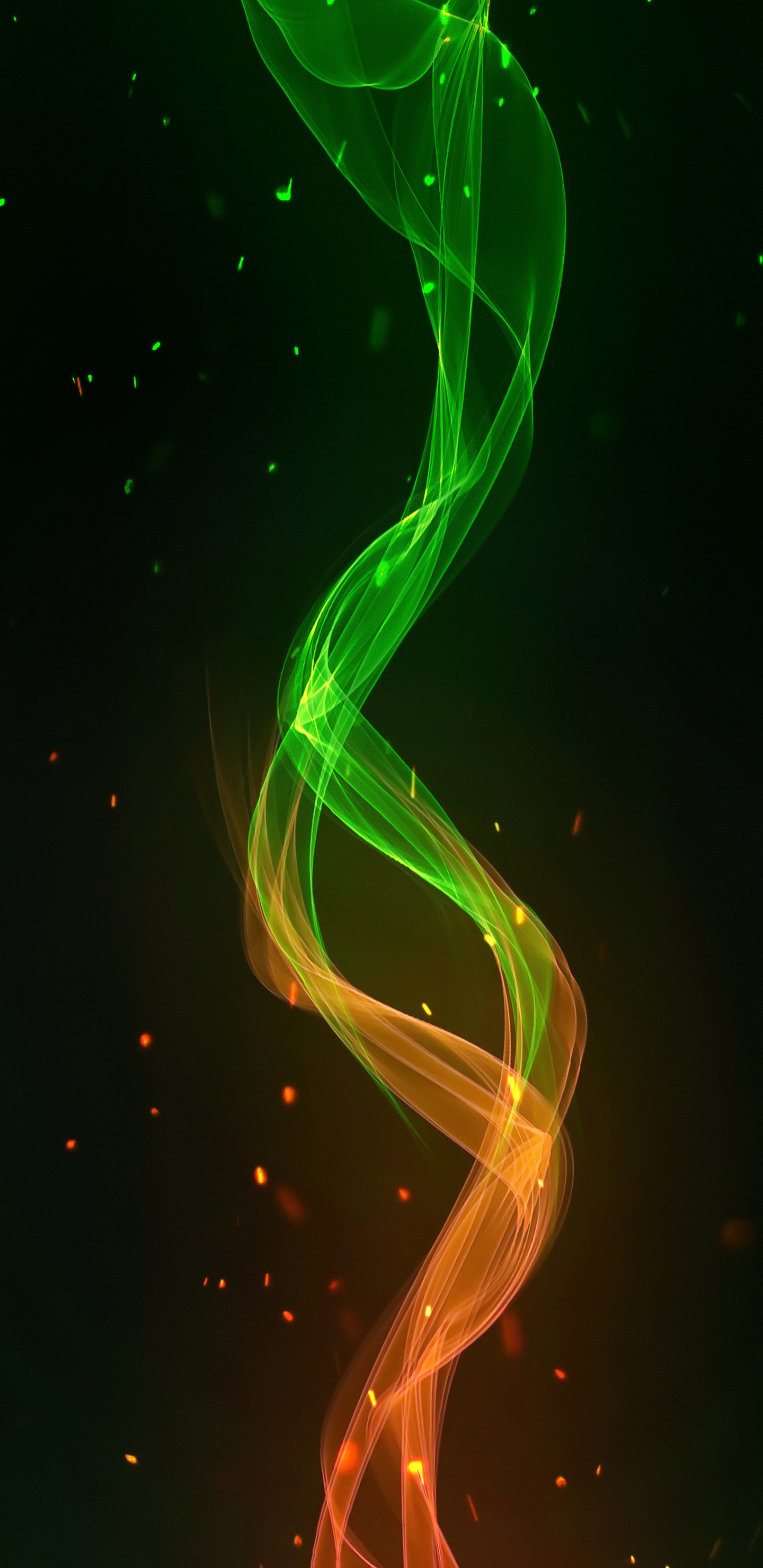 光, 气体, 艺术, 电蓝色的, 空间 壁纸 1440x2960 允许