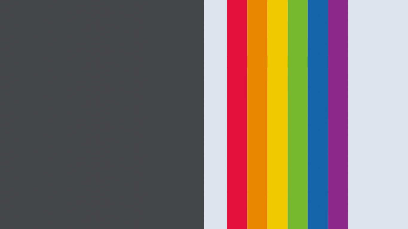 Dualer Raum, Ios, IOS 14, Farbigkeit, Purpur. Wallpaper in 1366x768 Resolution