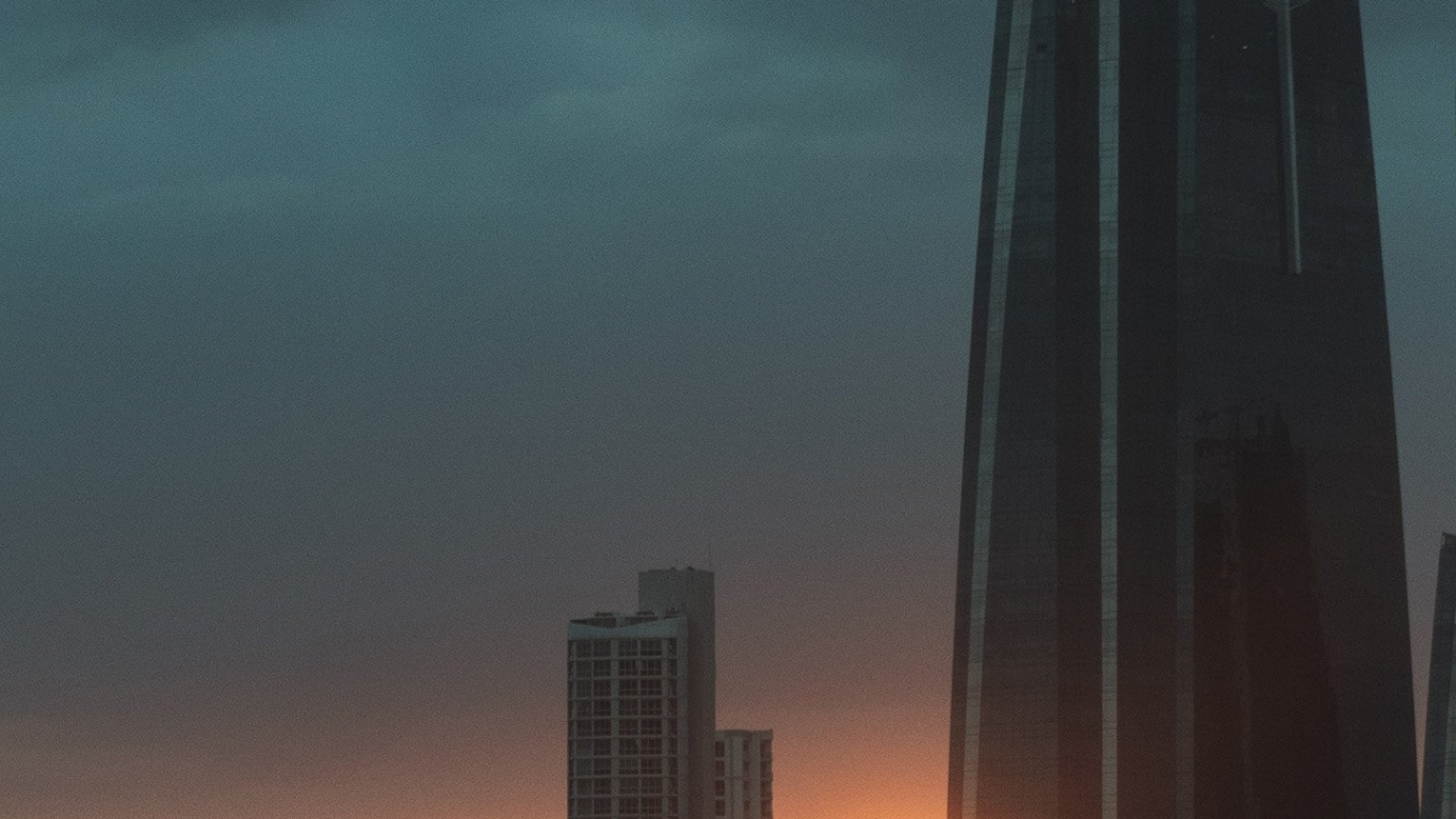 Paisaje Urbano, Edificio, Ambiente, Afterglow, Atardecer. Wallpaper in 1366x768 Resolution