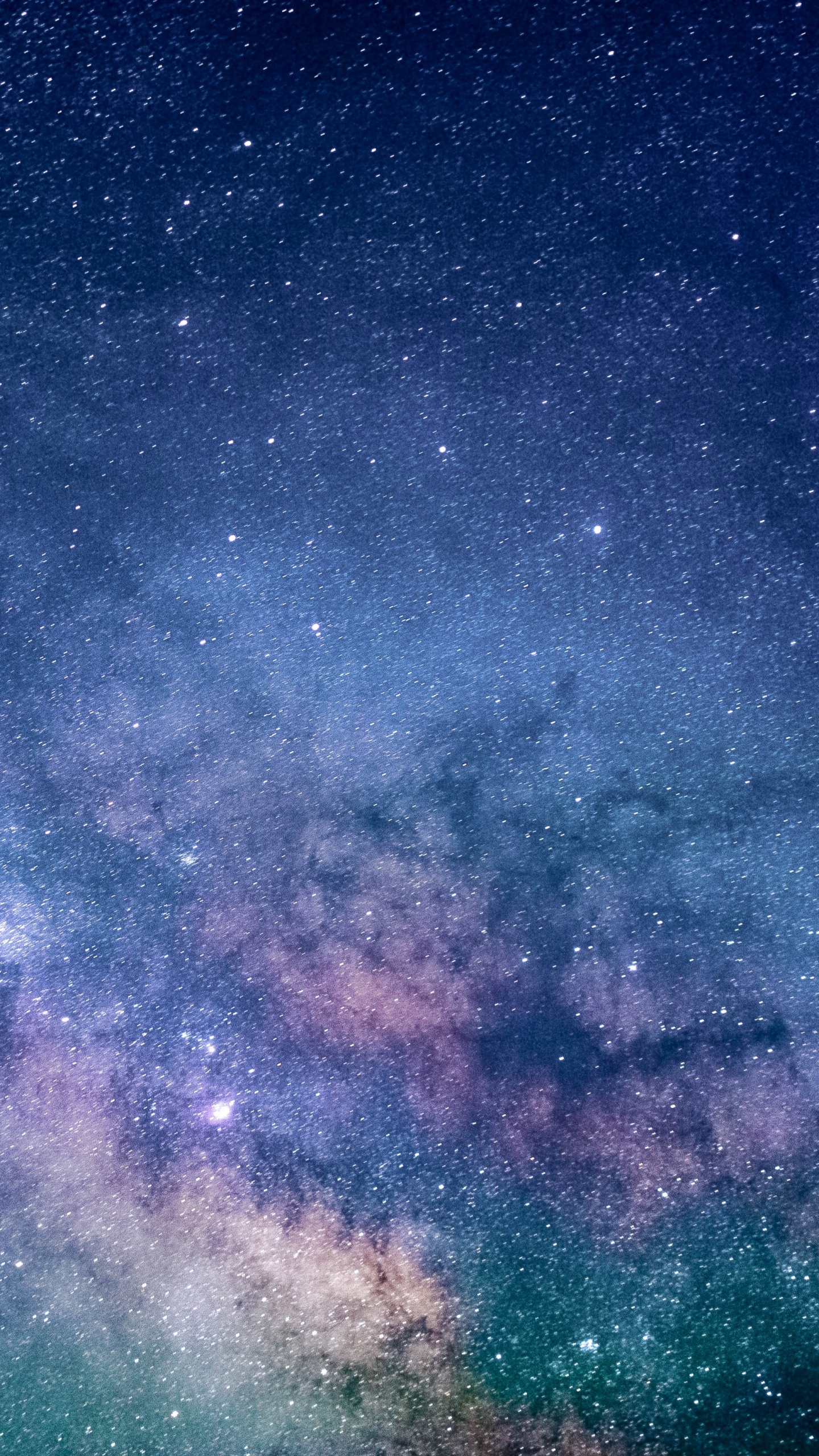 Cielo Azul y Morado Con Estrellas. Wallpaper in 1440x2560 Resolution