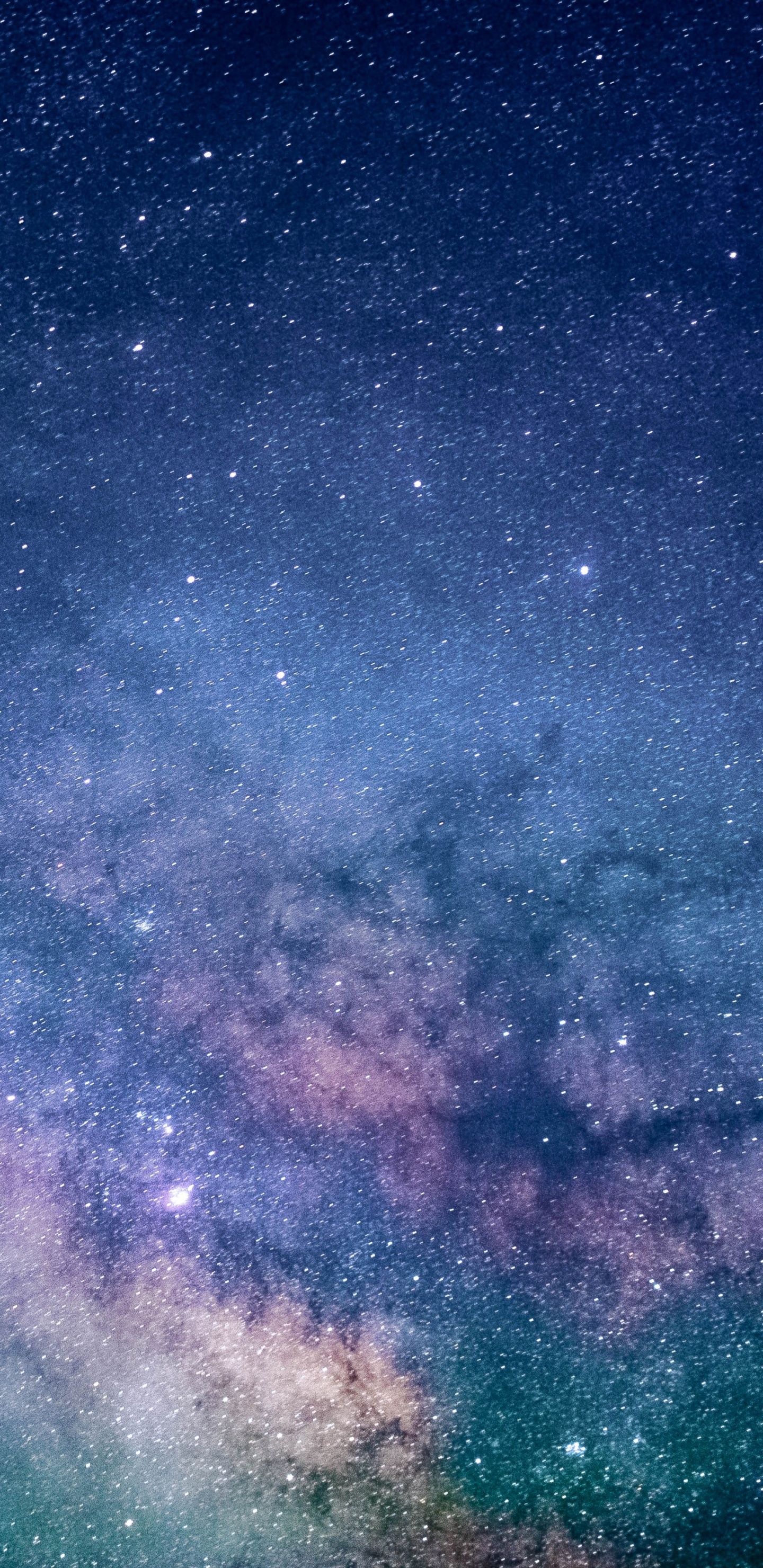 Cielo Azul y Morado Con Estrellas. Wallpaper in 1440x2960 Resolution