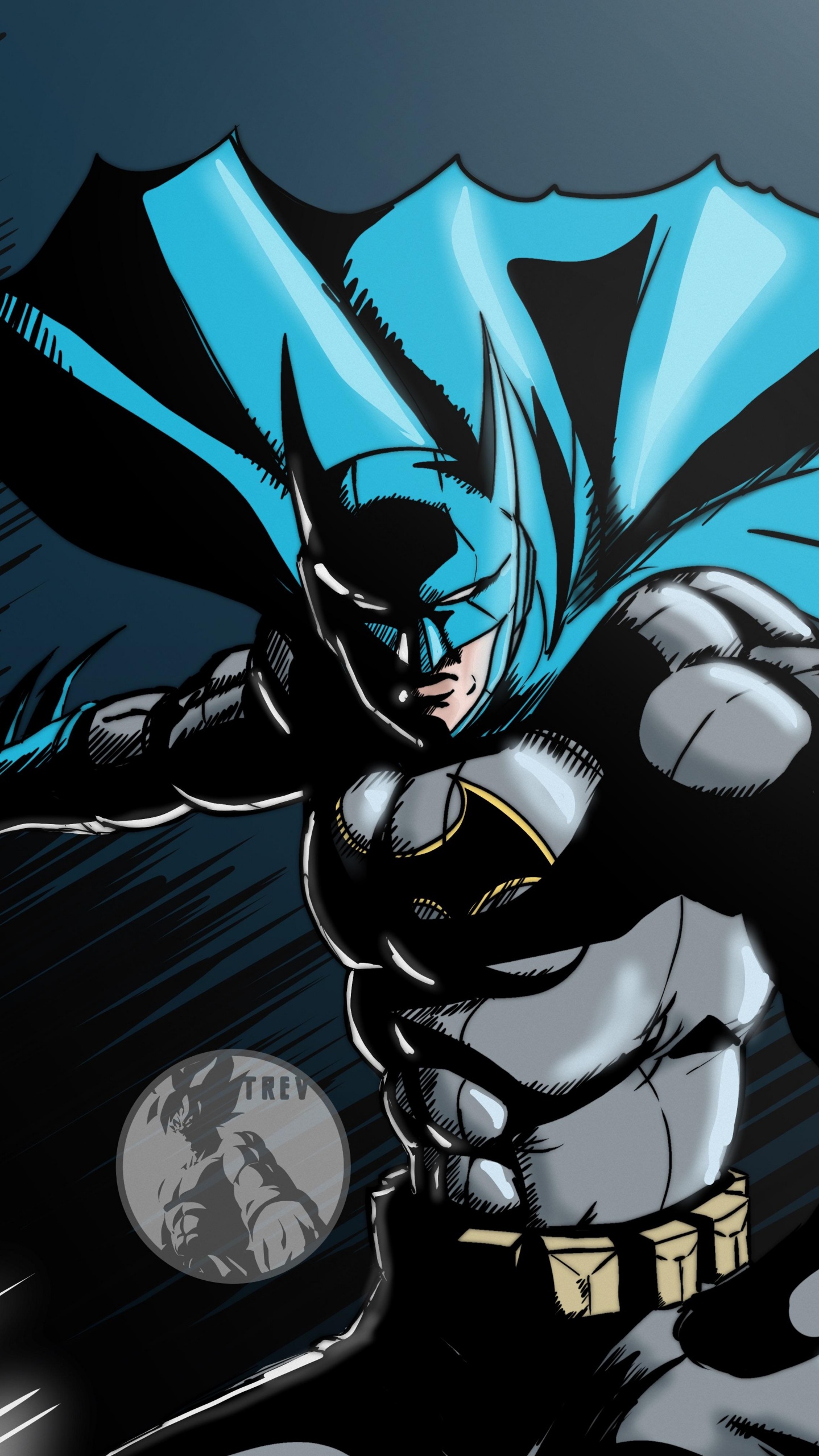 Schwarzhaariger Männlicher Anime-Charakter. Wallpaper in 1440x2560 Resolution