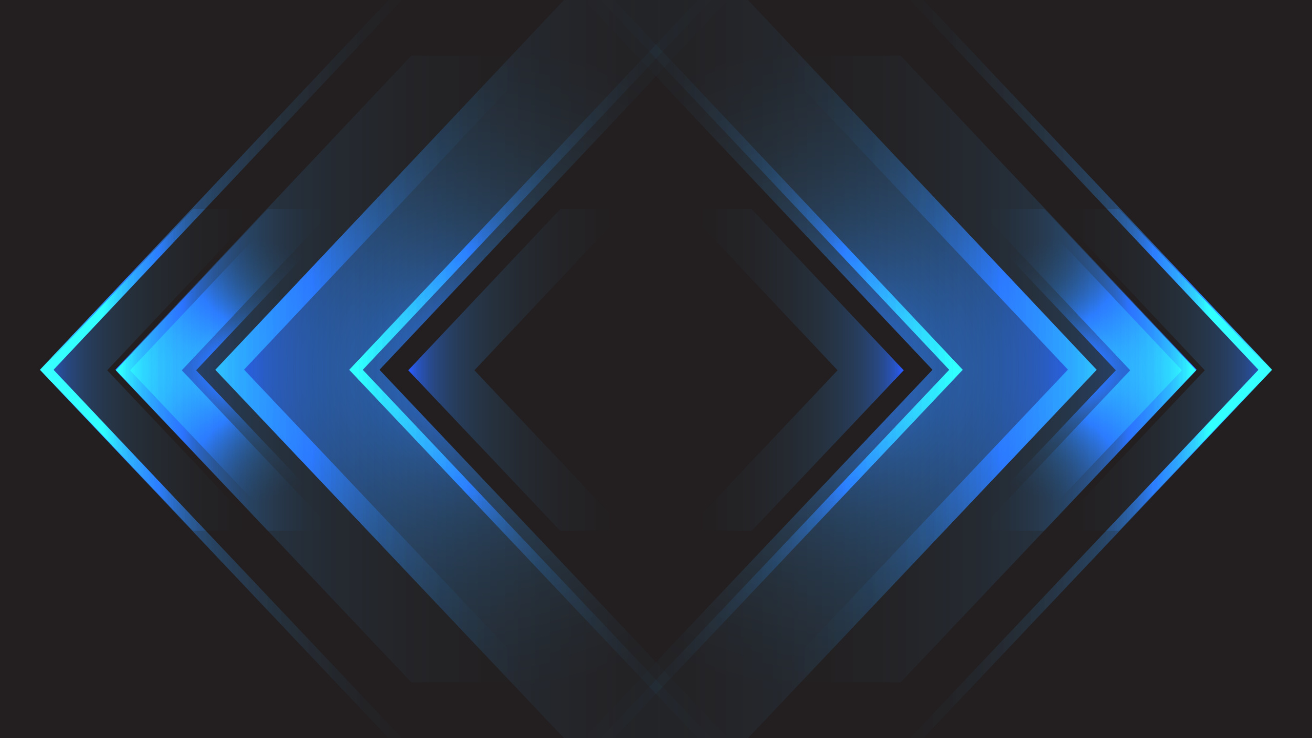 Aqua, Dreieck, Rechteck, Symmetrie, Electric Blue. Wallpaper in 2560x1440 Resolution