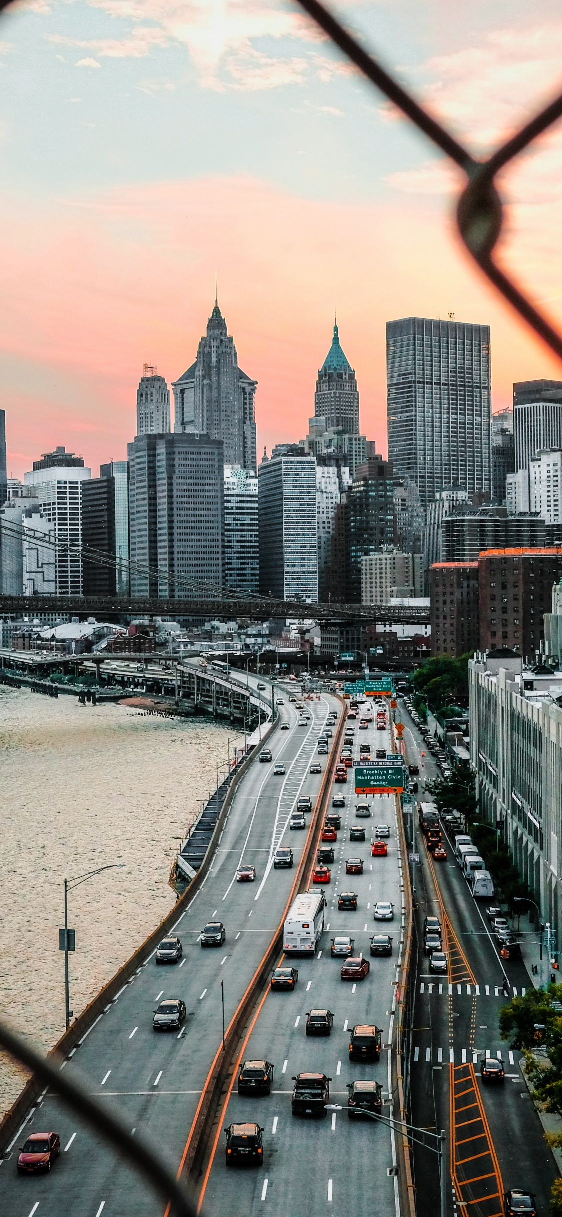 Usa, New York, Cloud, Building, Daytime. Wallpaper in 1125x2436 Resolution