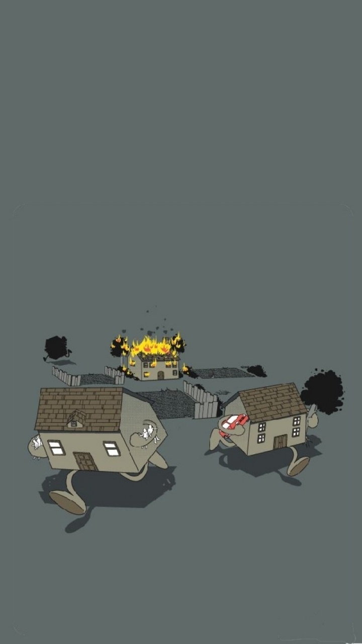 Schwarze Und Weiße Katzenillustration. Wallpaper in 720x1280 Resolution