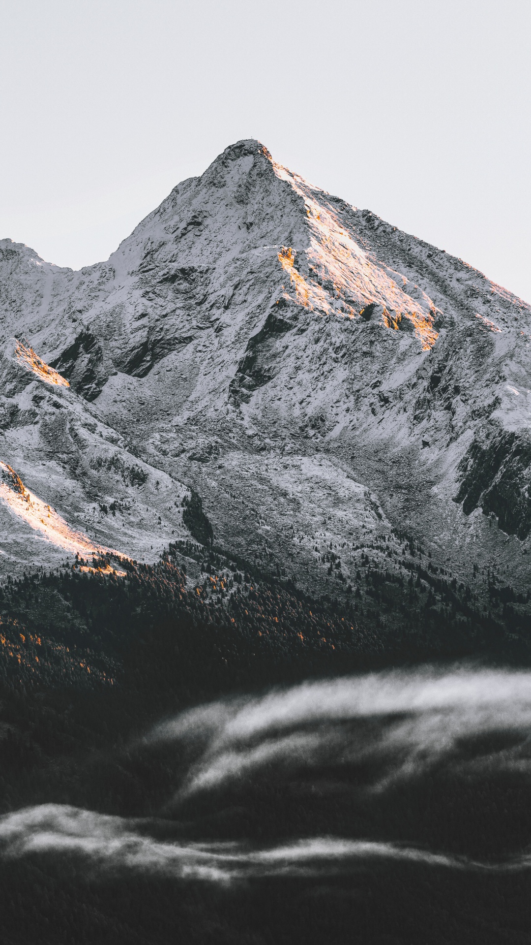 Mountain, Mountain Range, Mountainous Landforms, Rock, Ridge. Wallpaper in 1080x1920 Resolution