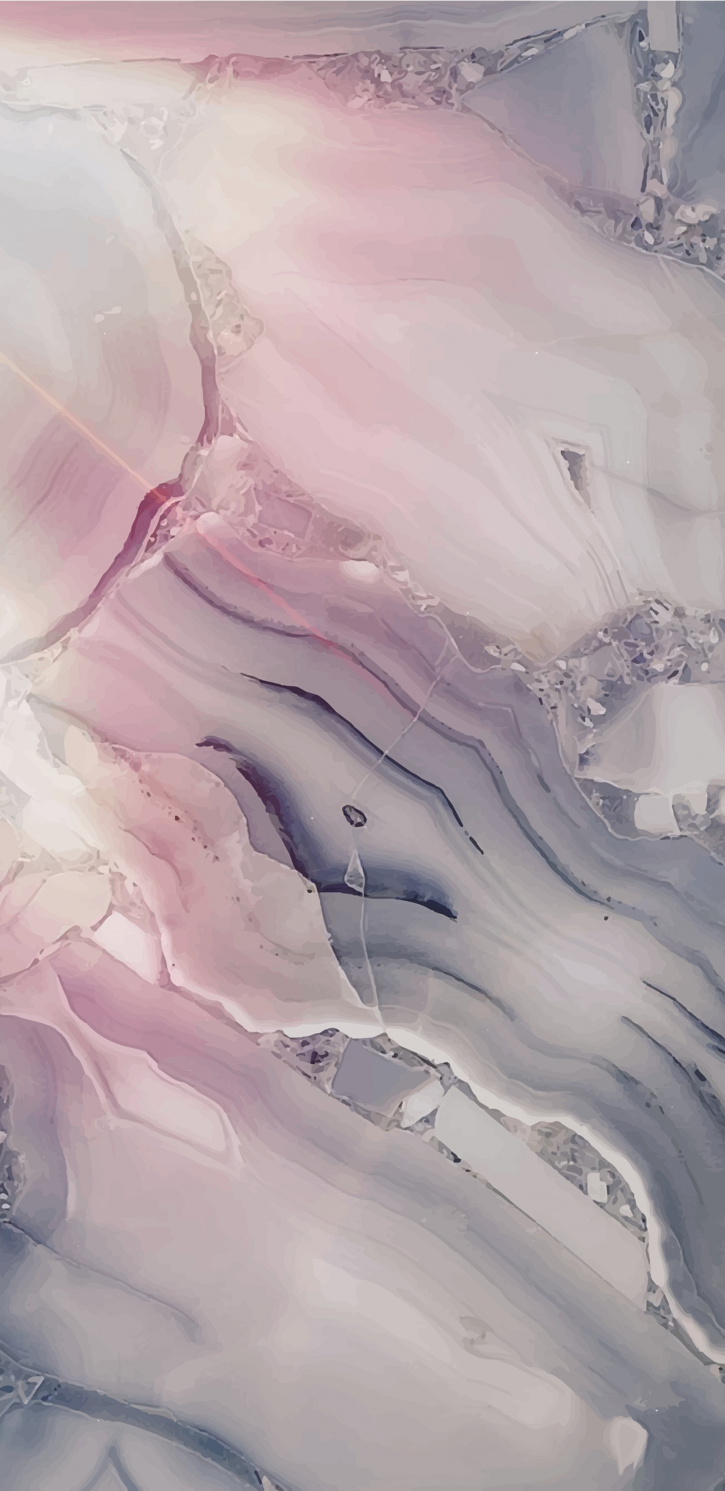 粉红色, 冻结, 冰川地貌, 冬天 壁纸 1440x2960 允许