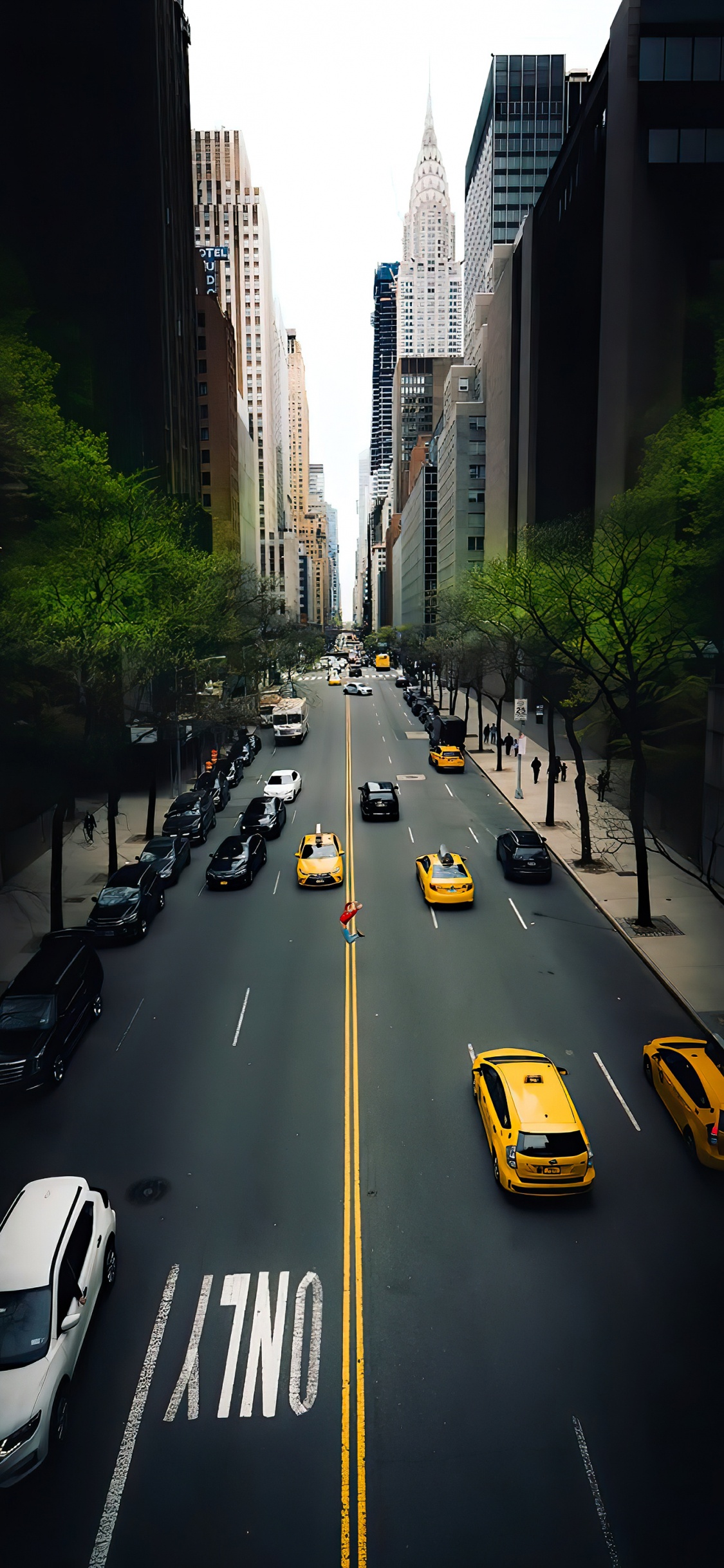 City Car, Cars, Building, Skyscraper, Automotive Lighting. Wallpaper in 1125x2436 Resolution