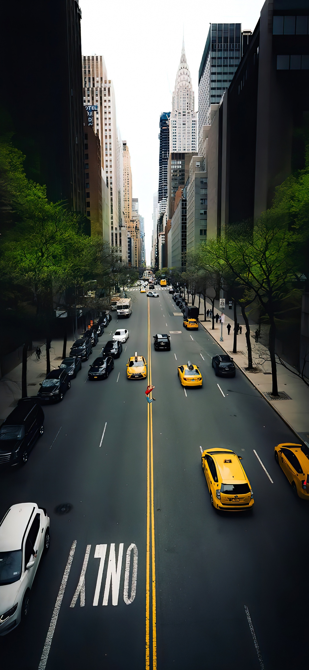 City Car, Cars, Building, Skyscraper, Automotive Lighting. Wallpaper in 1242x2688 Resolution