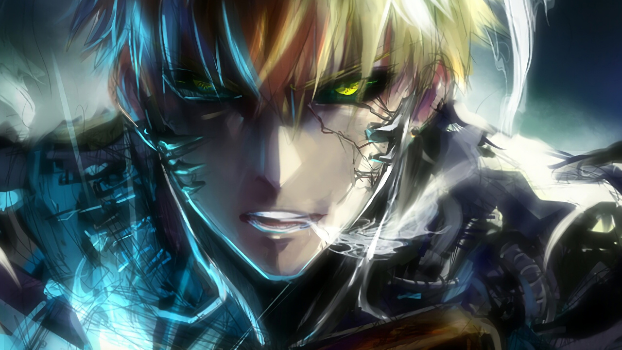 nh un Golpe Hombre Genos, Genos, Saitama, Un Golpe De Hombre, Anime. Wallpaper in 1280x720 Resolution