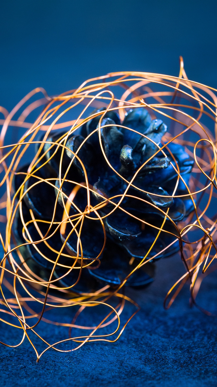 Eau, Art, Podcast, Cercle, Blue. Wallpaper in 750x1334 Resolution