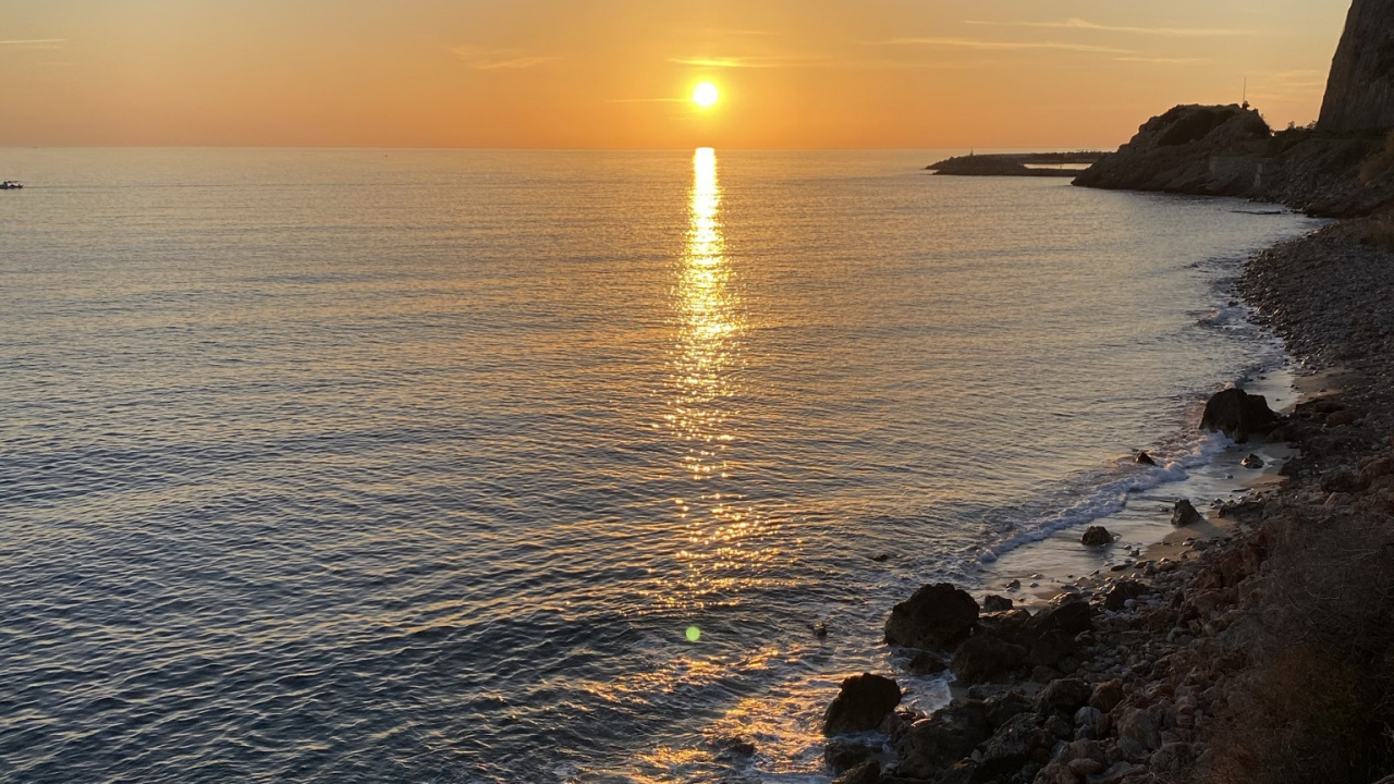 Mer, Eau, Les Ressources en Eau, Atmosphère, Afterglow. Wallpaper in 1280x720 Resolution