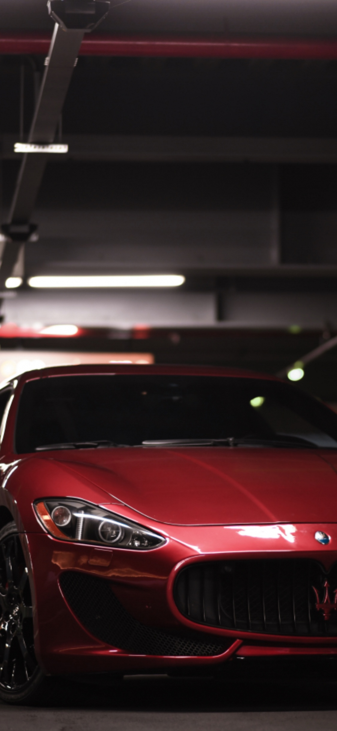 Bmw m 3 Coupé Rouge. Wallpaper in 1125x2436 Resolution