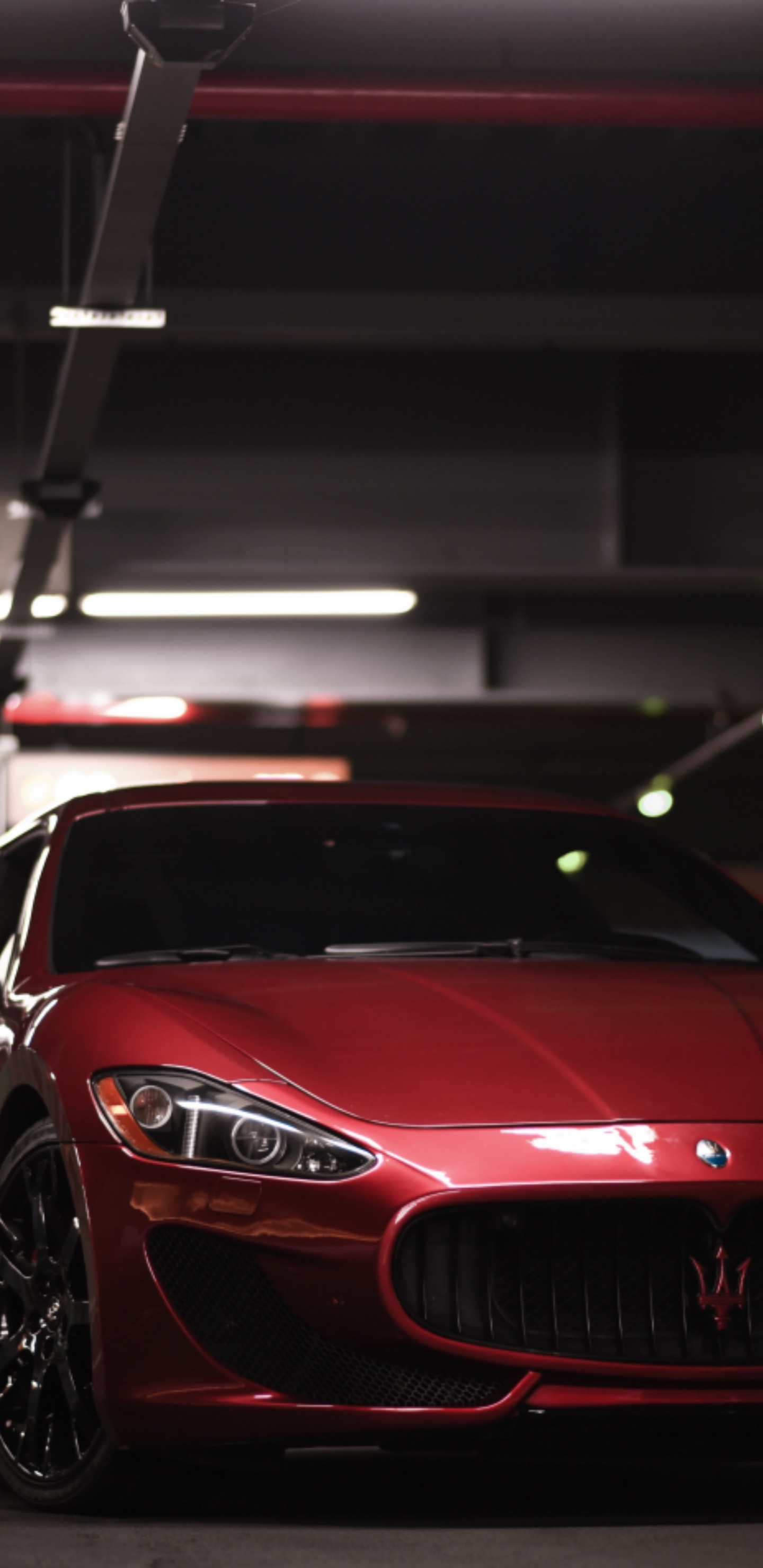 Bmw m 3 Coupé Rouge. Wallpaper in 1440x2960 Resolution