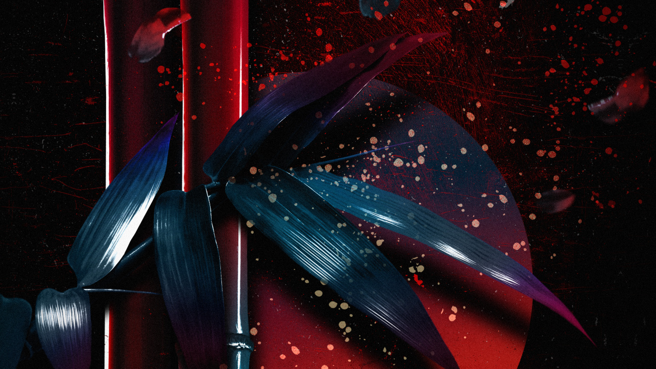 Darkness, Liquid, Automotive Lighting, Red, Tree. Wallpaper in 1280x720 Resolution