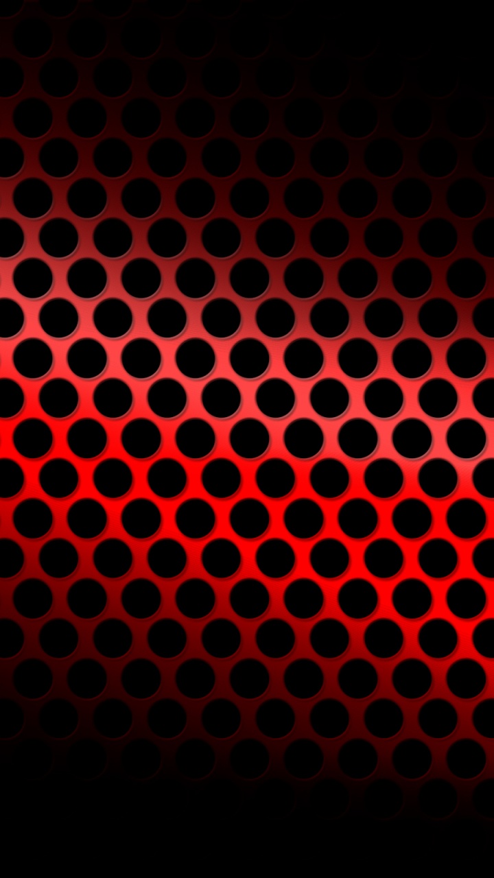 Rotes Und Schwarzes Gepunktetes Textil. Wallpaper in 720x1280 Resolution