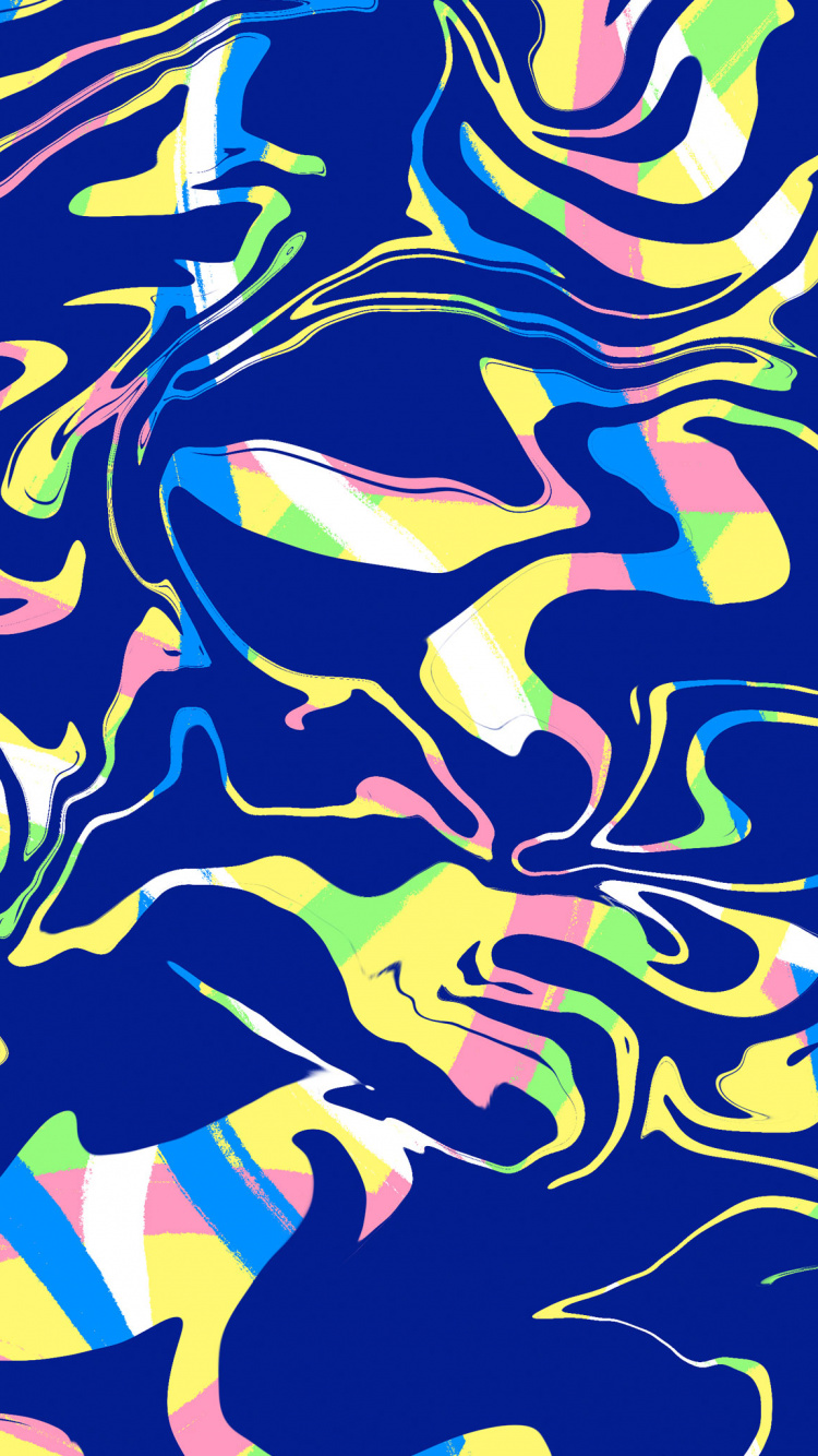 Azure, Rectangle, Art, Symétrie, Cercle. Wallpaper in 750x1334 Resolution