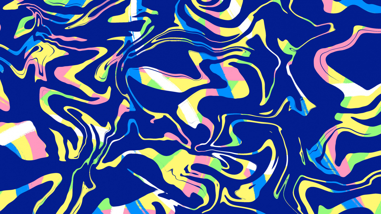 Pattern, Azure, Rectangle, Art, Symmetry. Wallpaper in 1280x720 Resolution
