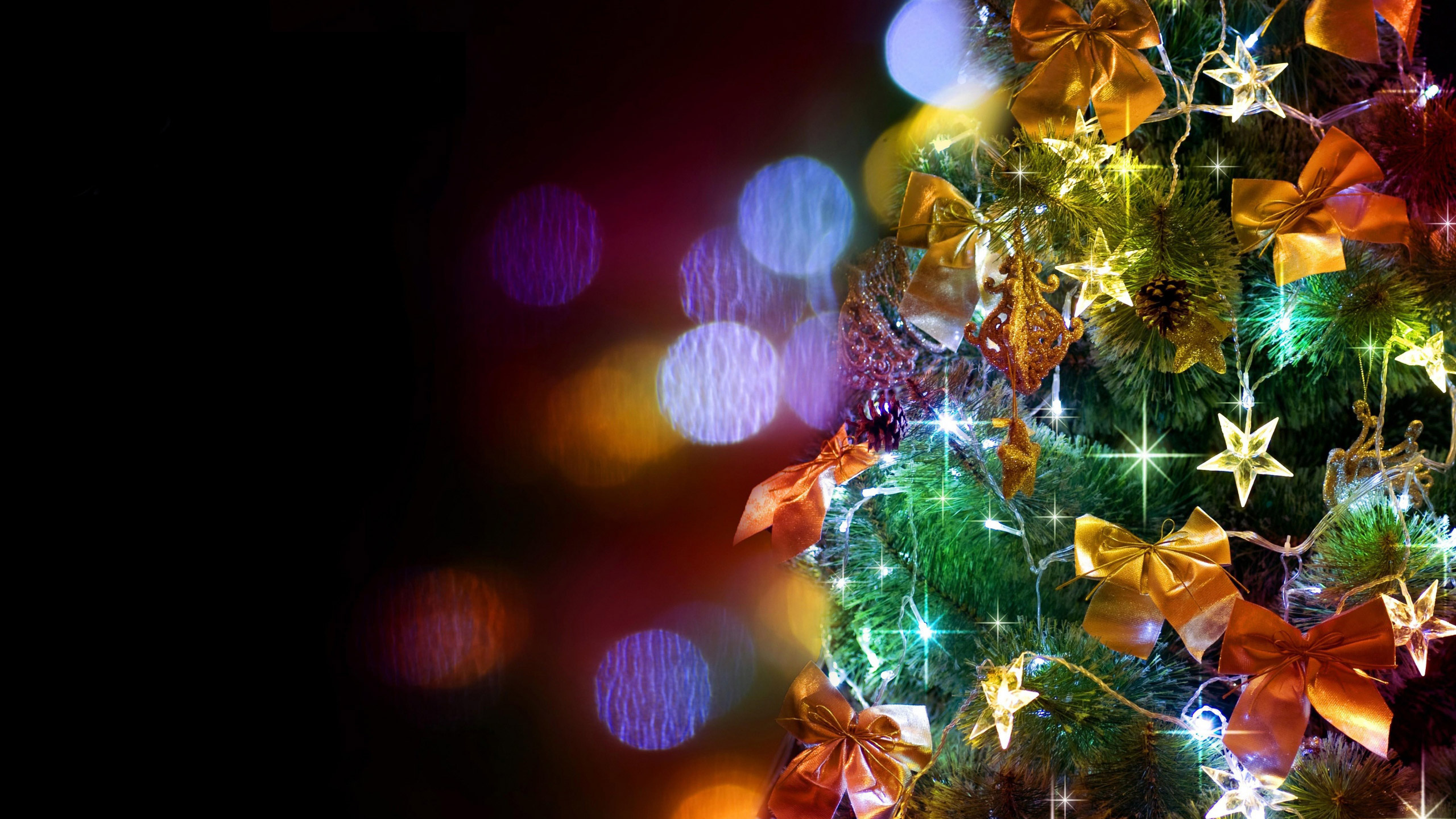 Weihnachten, Weihnachtsbaum, Christmas Ornament, Weihnachtsdekoration, Weihnachtsbeleuchtung. Wallpaper in 2560x1440 Resolution