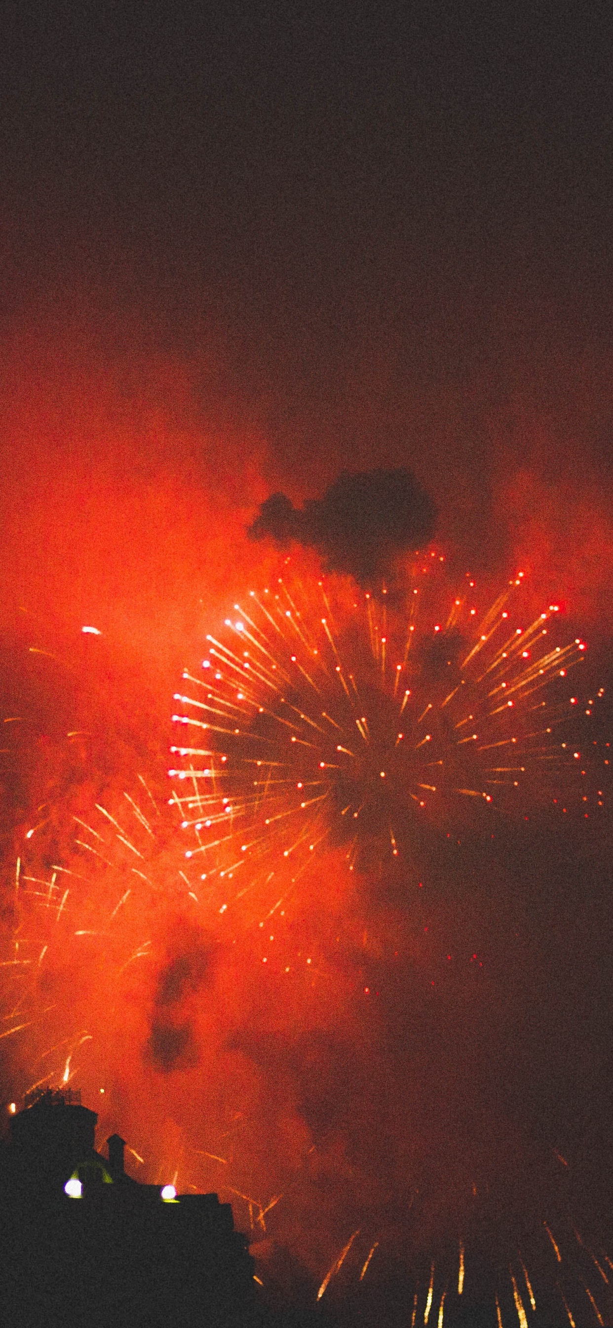 Fireworks, Diwali, New Years Eve, Midnight, Night. Wallpaper in 1242x2688 Resolution