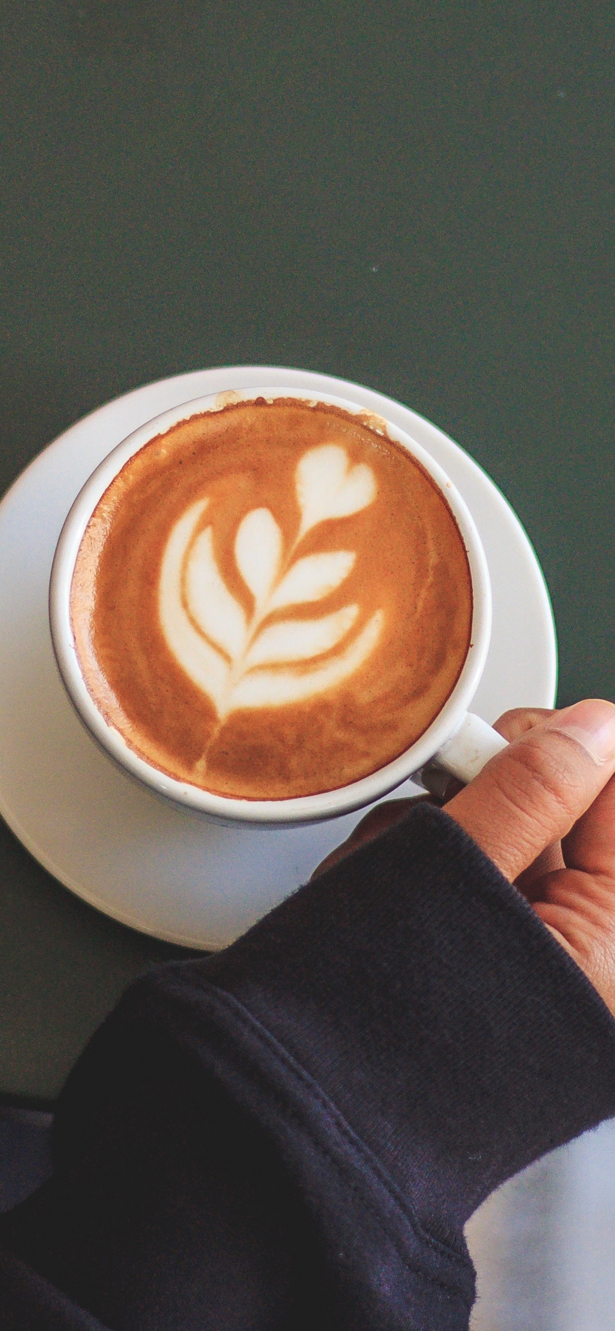 拿铁咖啡, 咖啡杯, 平白, Caff玛奇雅朵咖啡, Cortado 壁纸 1242x2688 允许