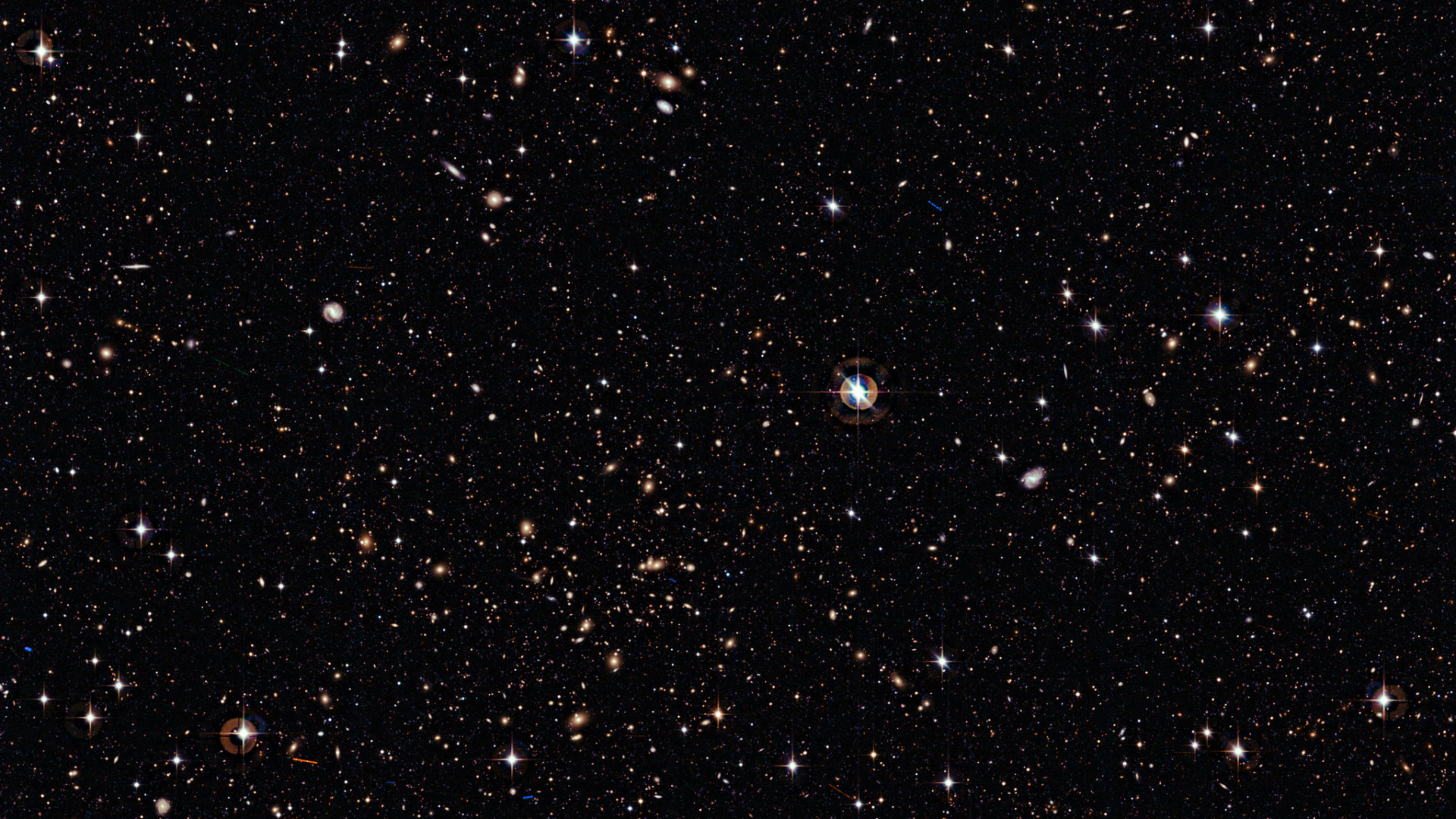 Étoiles Noires et Blanches Dans le Ciel. Wallpaper in 1920x1080 Resolution