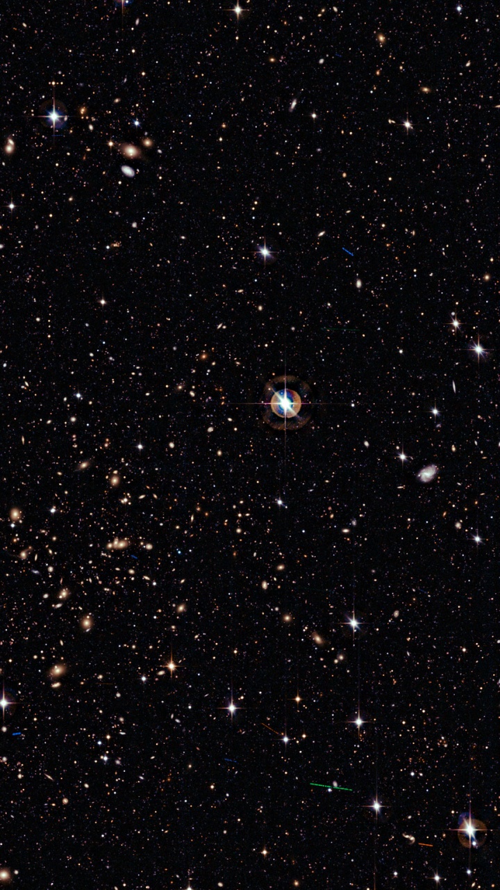 Étoiles Noires et Blanches Dans le Ciel. Wallpaper in 720x1280 Resolution