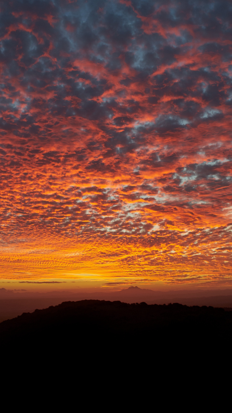 Cloud, Atmosphere, Ecoregion, Nature, Afterglow. Wallpaper in 750x1334 Resolution