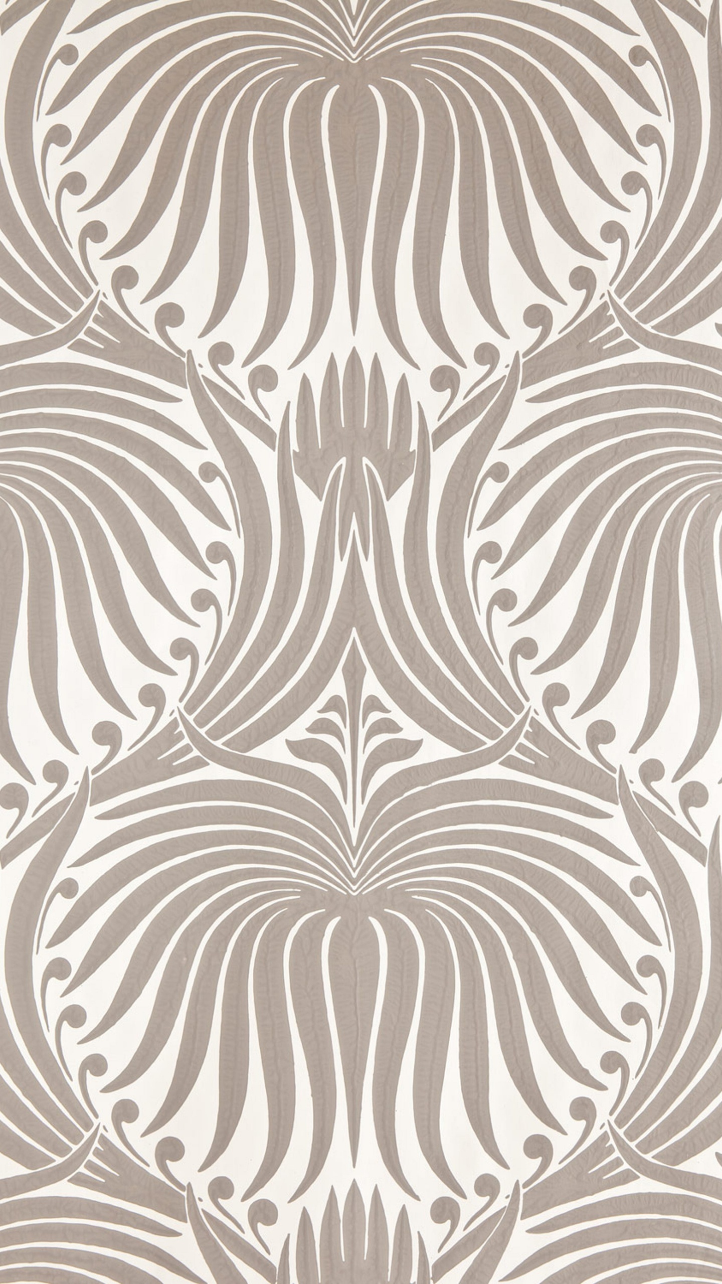 White and Black Floral Textile. Wallpaper in 1440x2560 Resolution