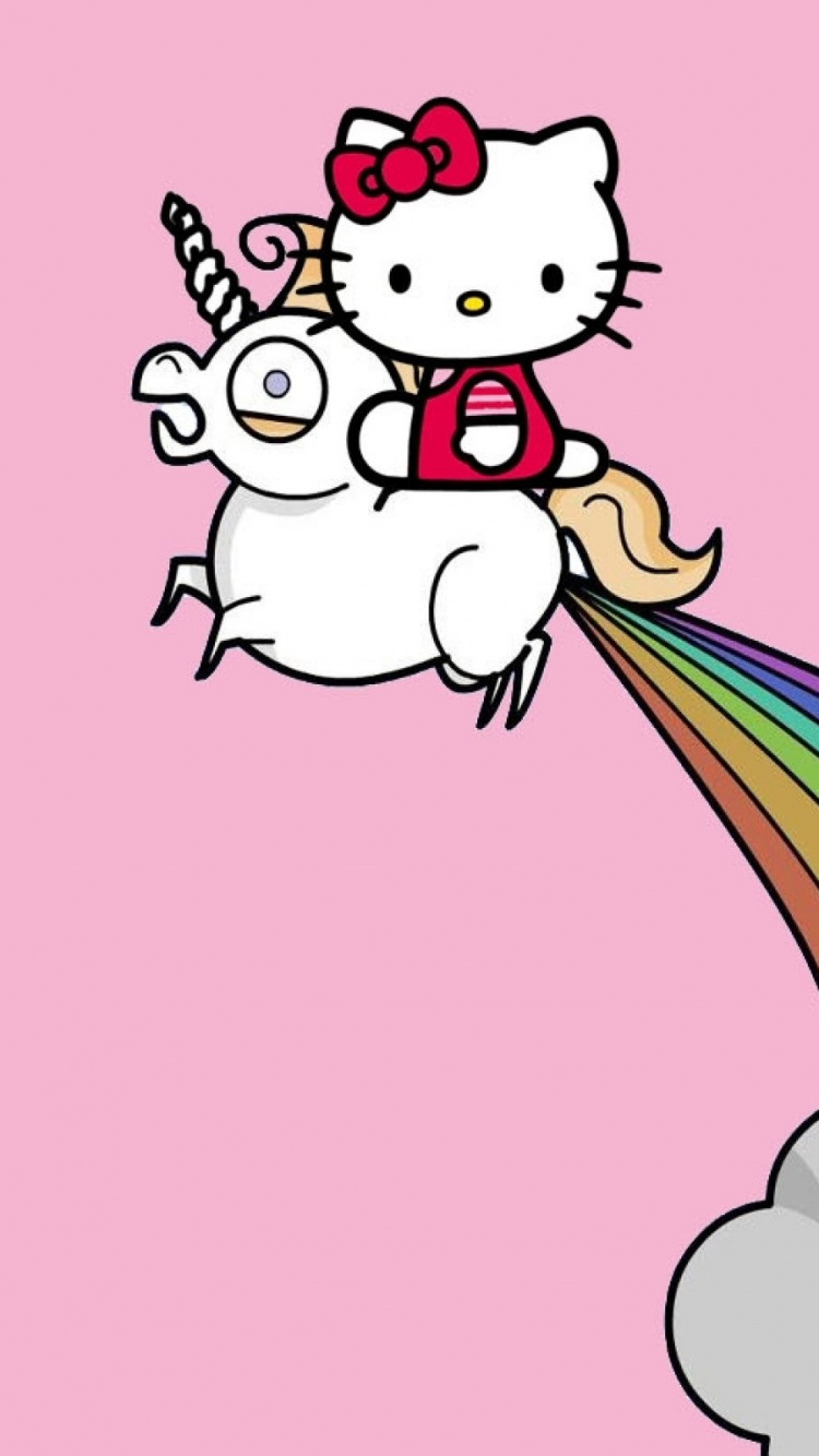 Personaje de Dibujos Animados de Conejo Blanco y Rosa. Wallpaper in 750x1334 Resolution