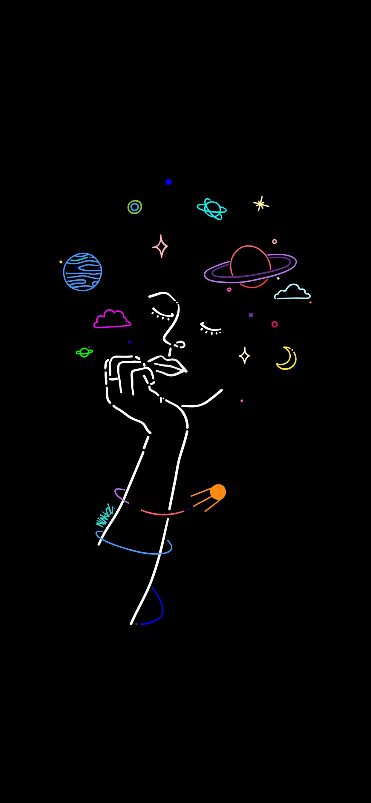 Graphic Design, Art, Entertainment, Darkness, Electric Blue. Wallpaper in 1242x2688 Resolution