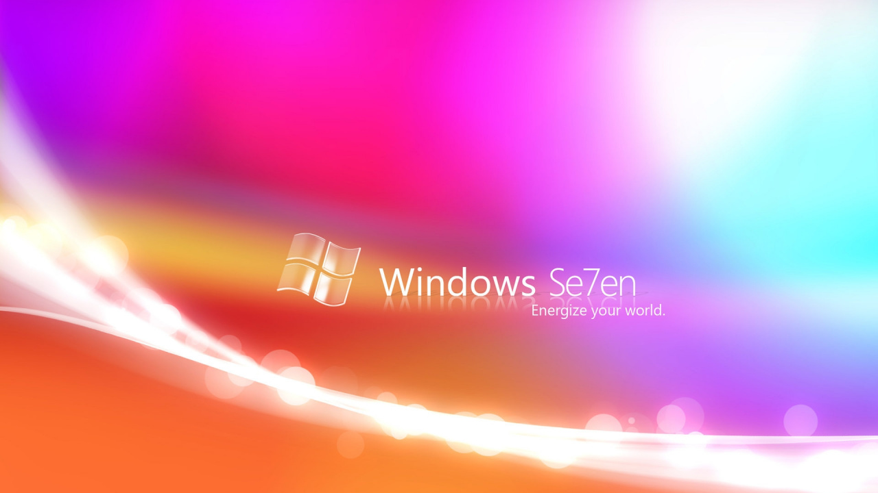 Windows7, Microsoft Windows, 橙色, 光, 品红色 壁纸 1280x720 允许