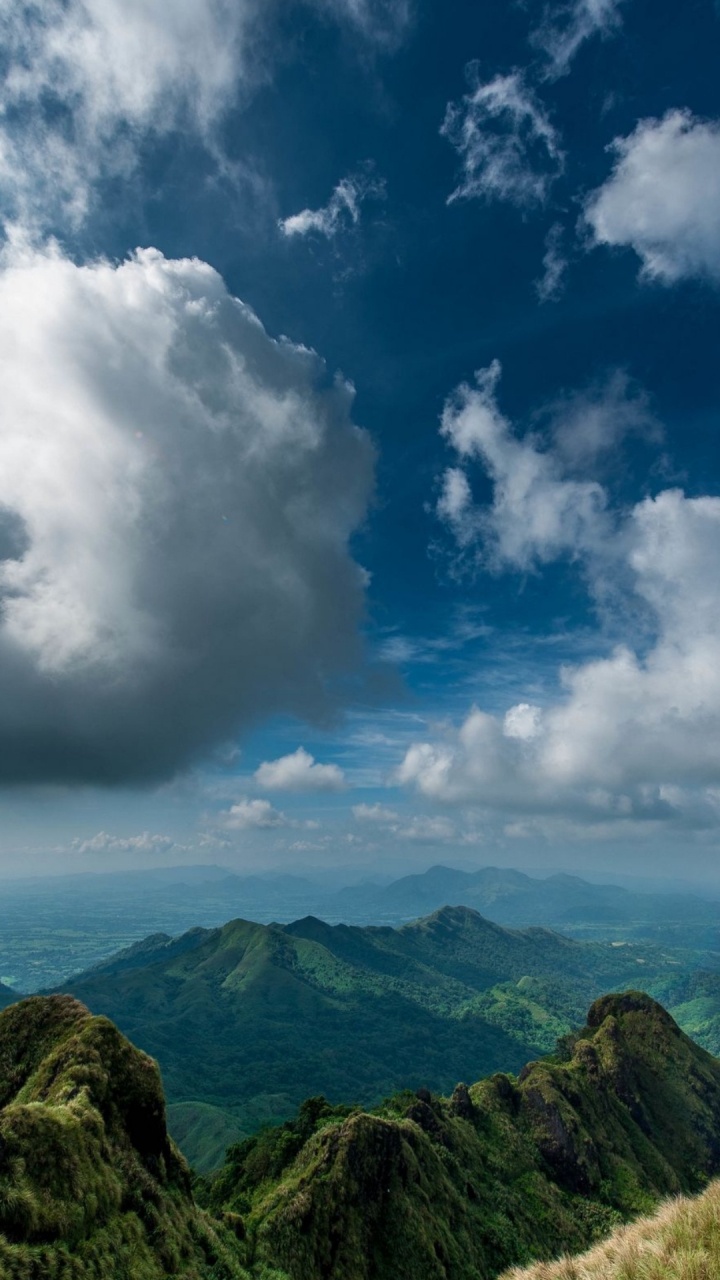 Terrain, Cloud, Atmosphere, Mountain, Nature. Wallpaper in 720x1280 Resolution