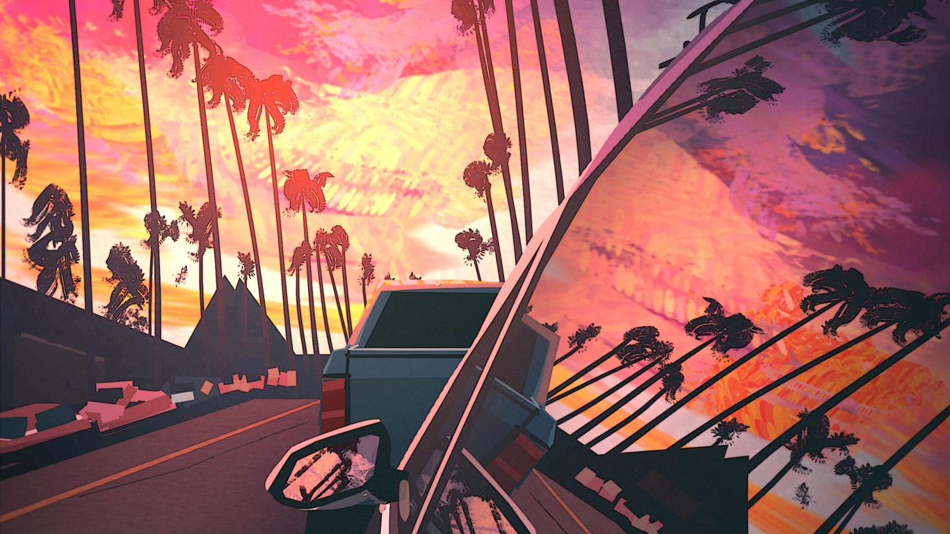 Art, Druze, Illustration, Concept Art, Trippie Hippie. Wallpaper in 1366x768 Resolution