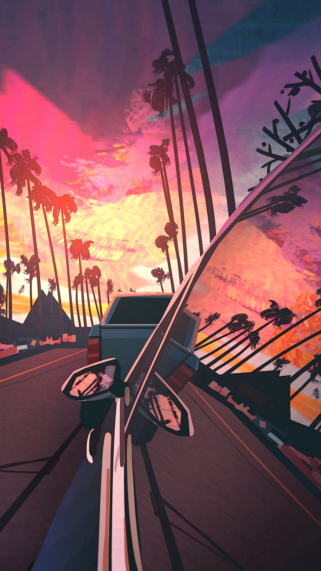 Kunst, Druse, Illustration, Hippie-Trippie, Künstler. Wallpaper in 1080x1920 Resolution