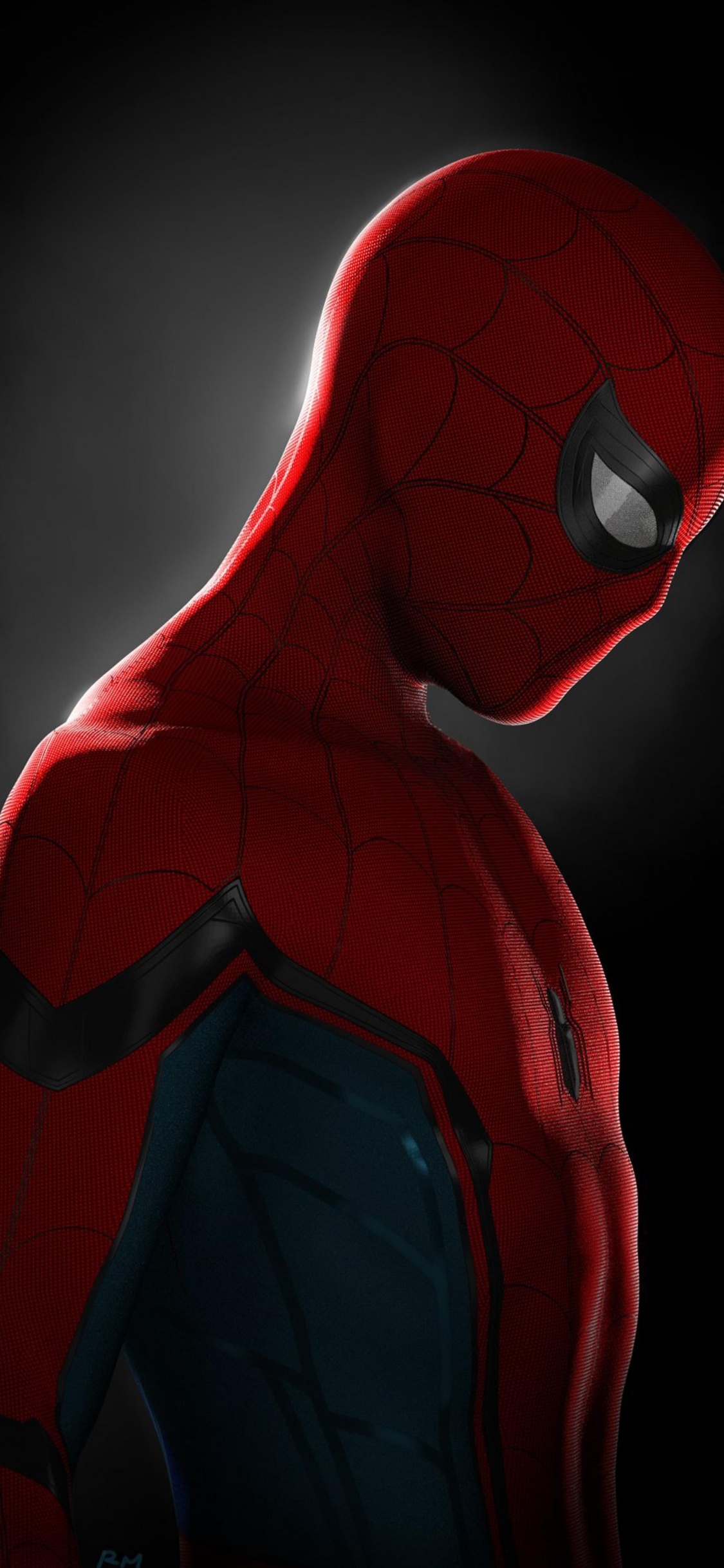Spiderman, Spider-man, Peter Parker, Spider, Marvel Comics. Wallpaper in 1125x2436 Resolution