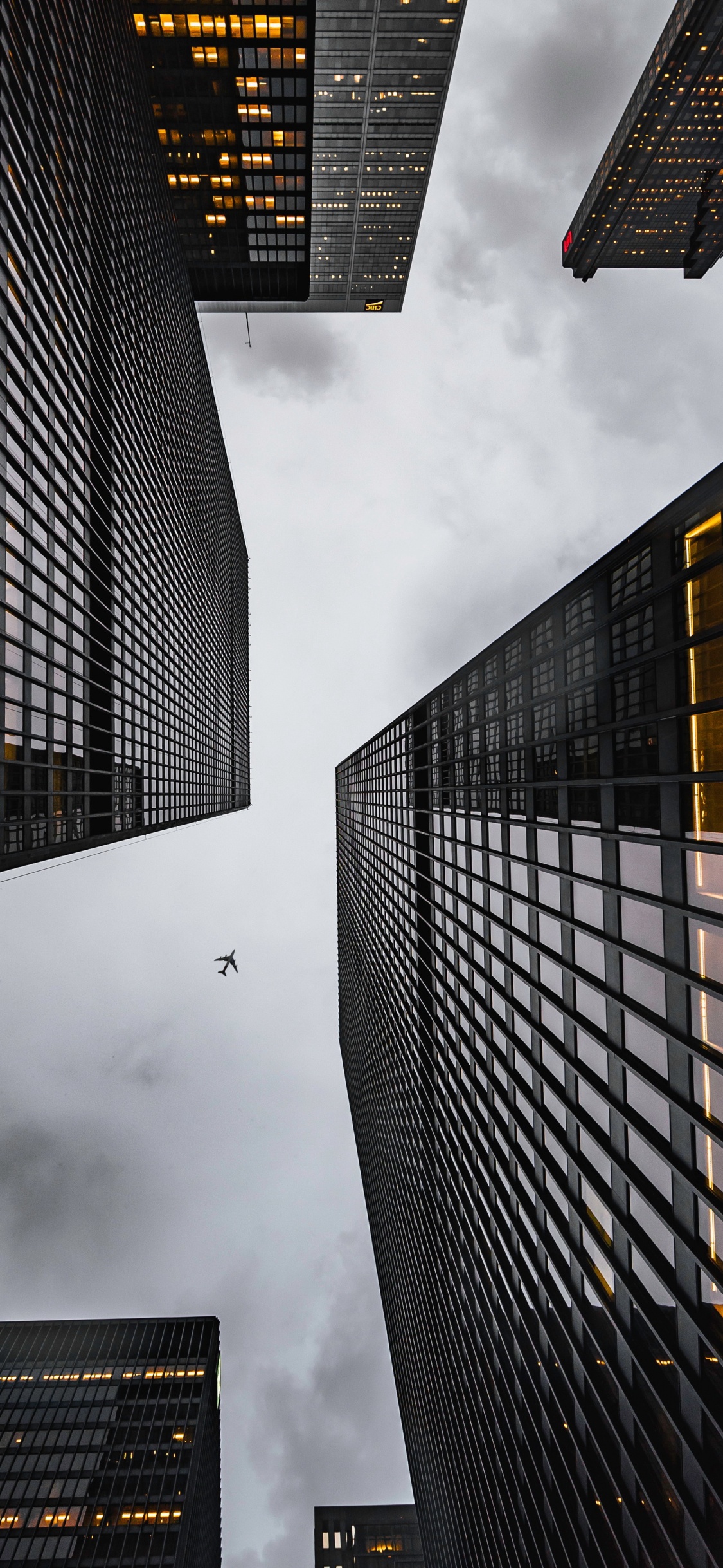 Building, Skyscraper, Light, Cloud, Tower Block. Wallpaper in 1125x2436 Resolution
