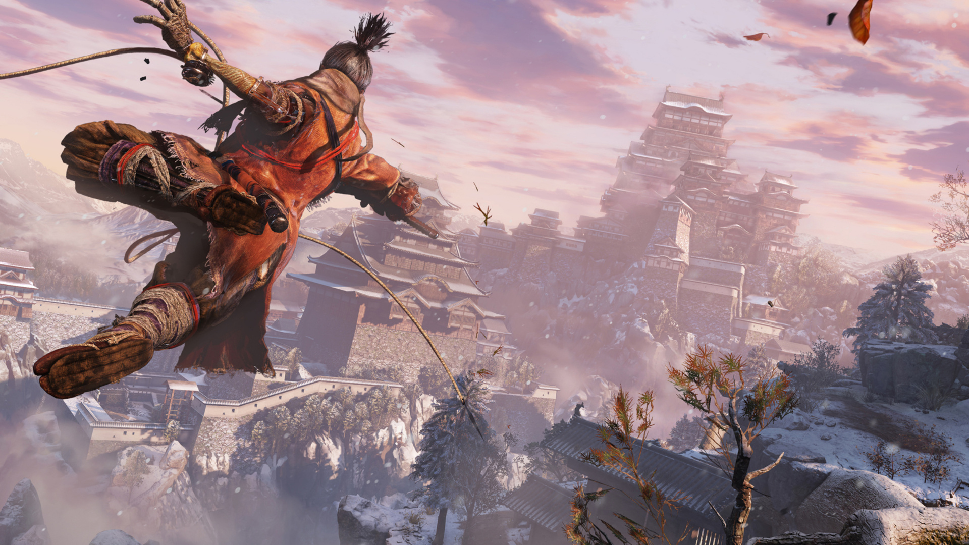 Sekiro: Shadows Die Twice, Playstation 4, pc Game, Mythology, Illustration. Wallpaper in 1920x1080 Resolution