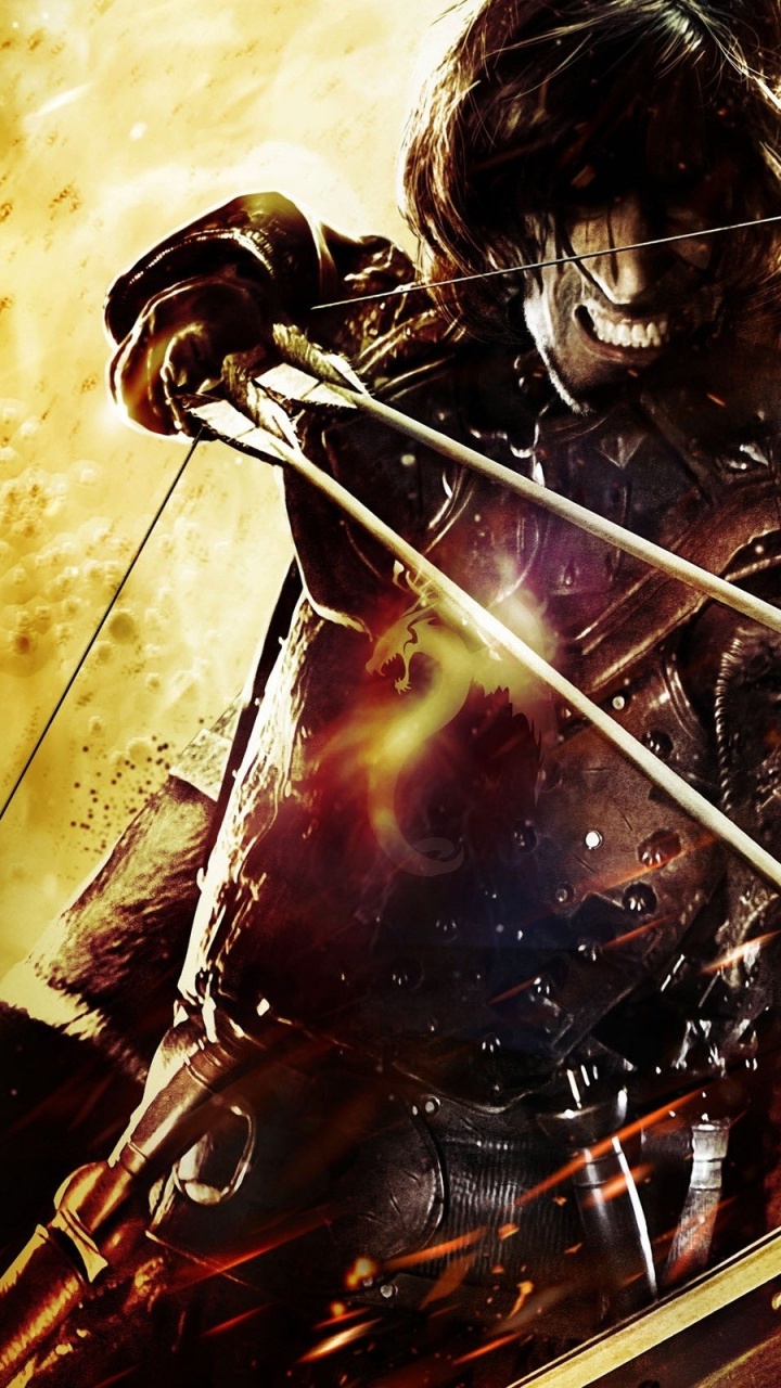 Capcom, Dragon, Film D'action, Femme de Guerrier, Instrument à Cordes. Wallpaper in 720x1280 Resolution