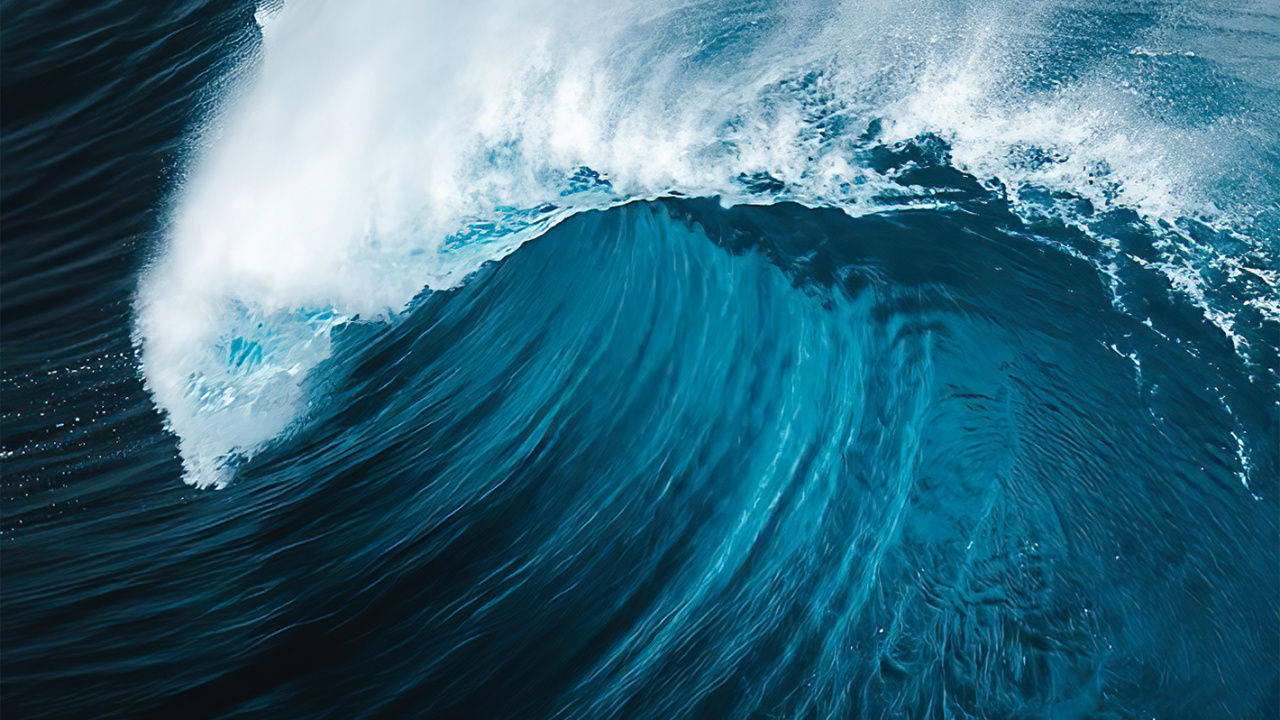 Wave, Water, Liquid, Azure, Fluid. Wallpaper in 1280x720 Resolution