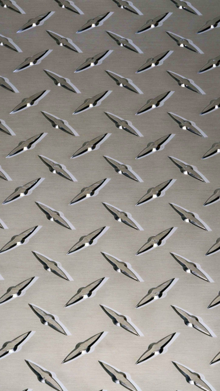 Grey and Black Diamond Pattern Textile. Wallpaper in 750x1334 Resolution