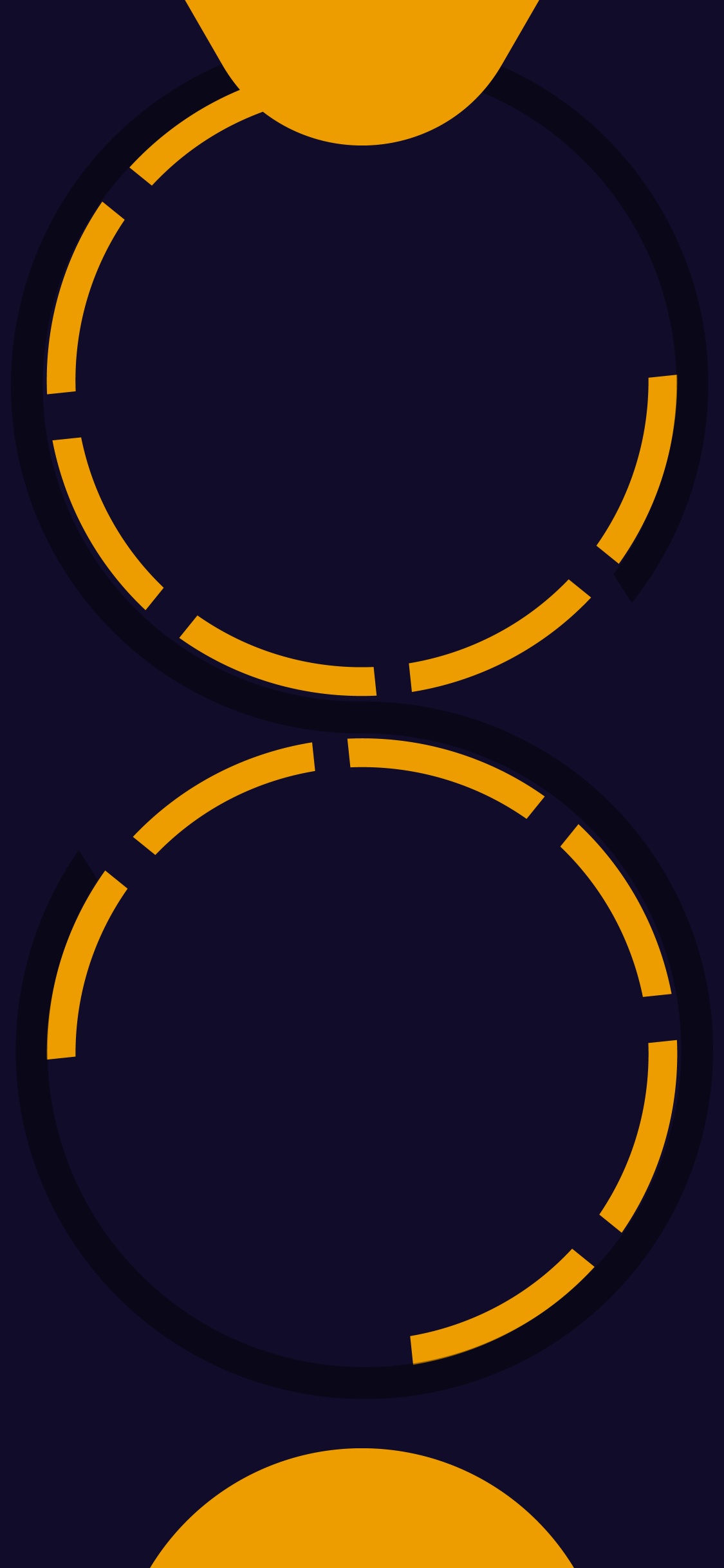 Kreis, Asphalt, Electric Blue, Symmetrie, Muster. Wallpaper in 1125x2436 Resolution