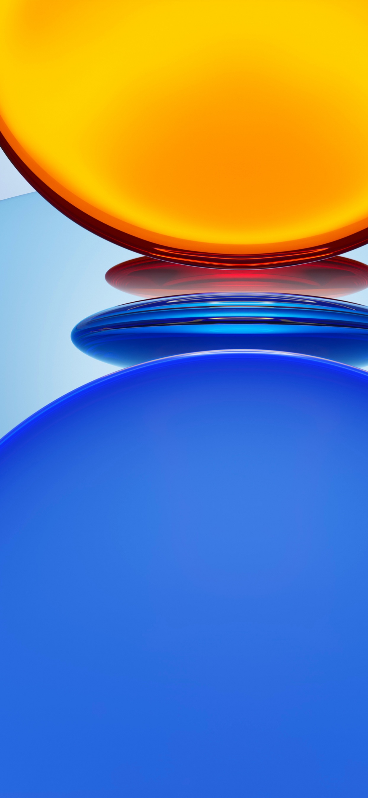 Huawei, Azul, Luz, Azure, Fila. Wallpaper in 1242x2688 Resolution